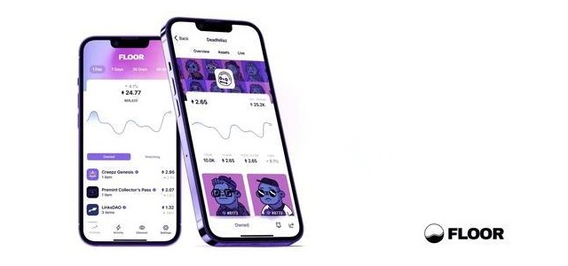 NFT投資組合跟蹤平臺Floor完成了800萬美元的種子輪融資